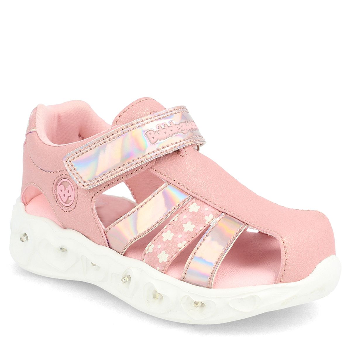 BUBBLE GUMMERS - SANDALIA NIÑA BUBBLEGUMMERS HEART LITE ROSADO 30-33