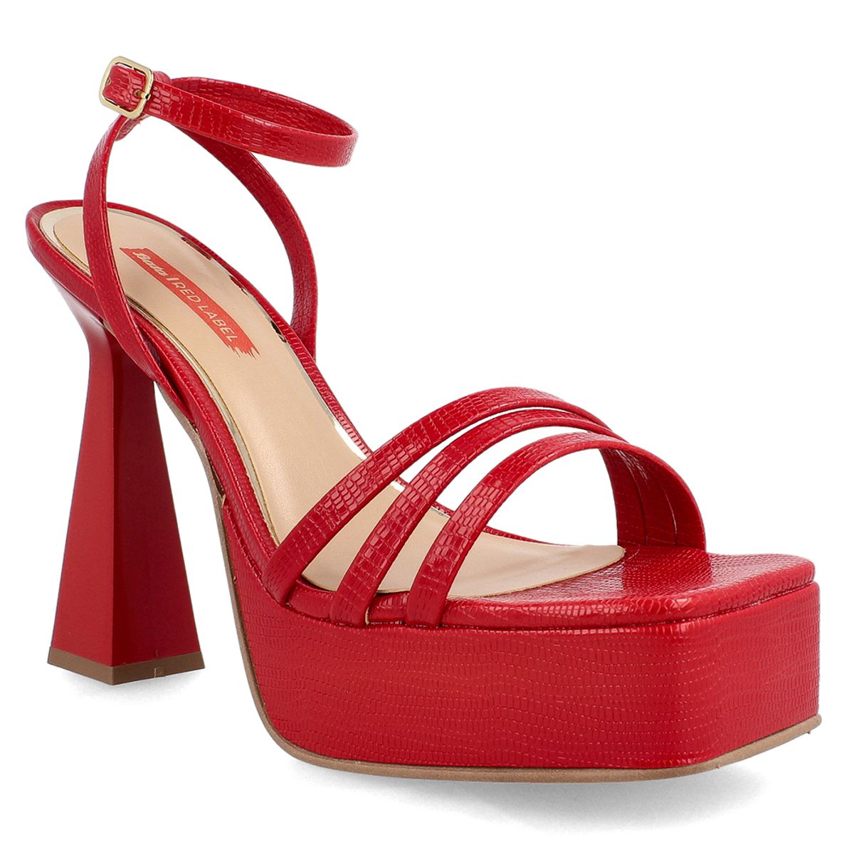 BATA - Sandalia Mujer Bata Loto Rojo