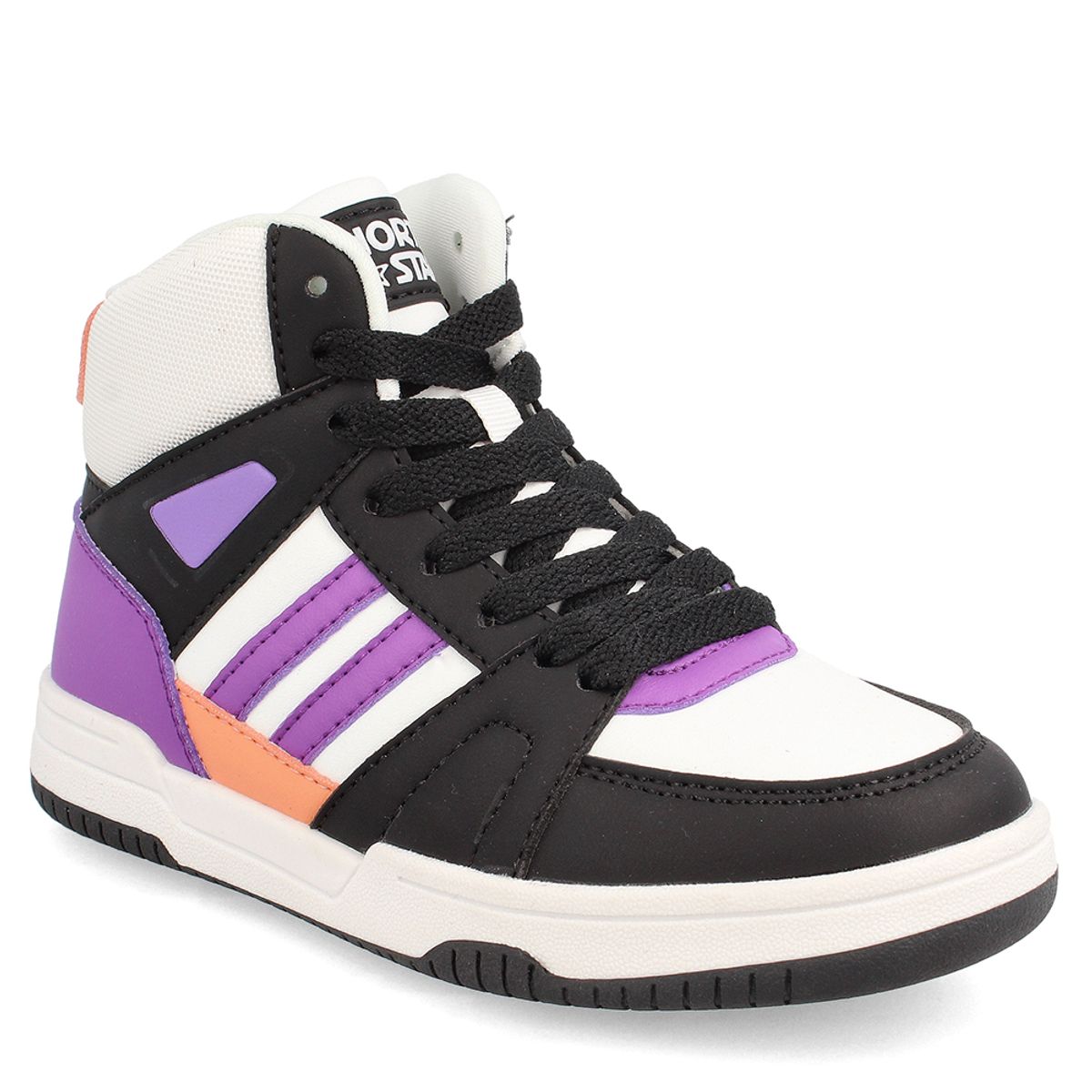 NORTH STAR - ZAPATILLA NIÑA NORTH STAR HEM BLANCO PURPURA 30-34
