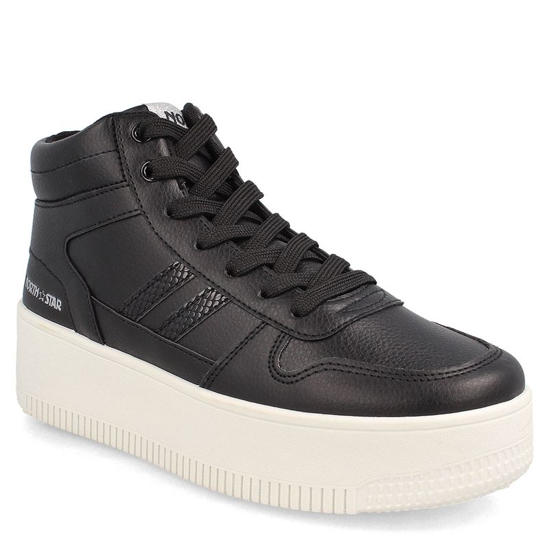 NORTH STAR - ZAPATILLA MUJER NORTH STAR MAYO CAÑA ALTA NEGRO