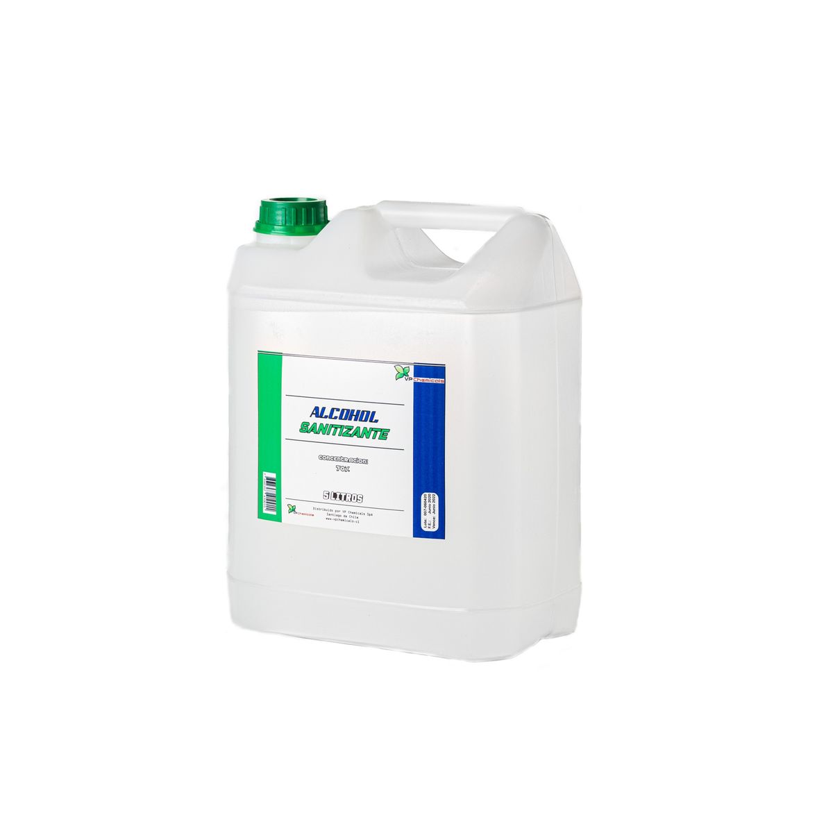 VP CHEMICALS - Alcohol Sanitizante Al 70% - 5 Litros
