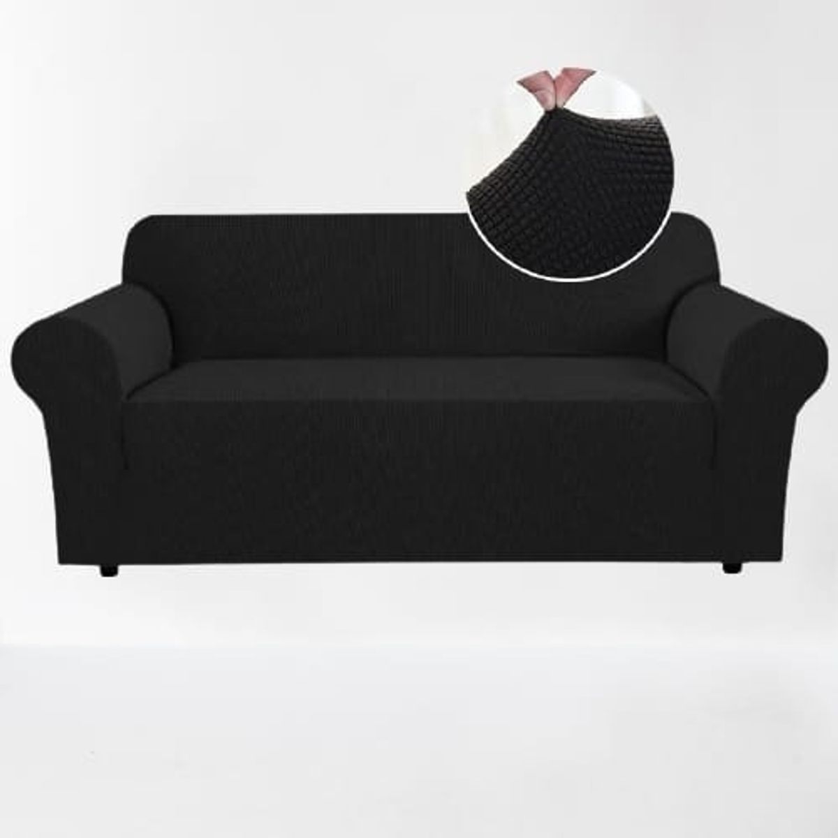 GENERICO - FUNDA PARA SOFA 2 CUERPO 140 A 175 TELA GRUESA CUADRILLE UNICOLOR