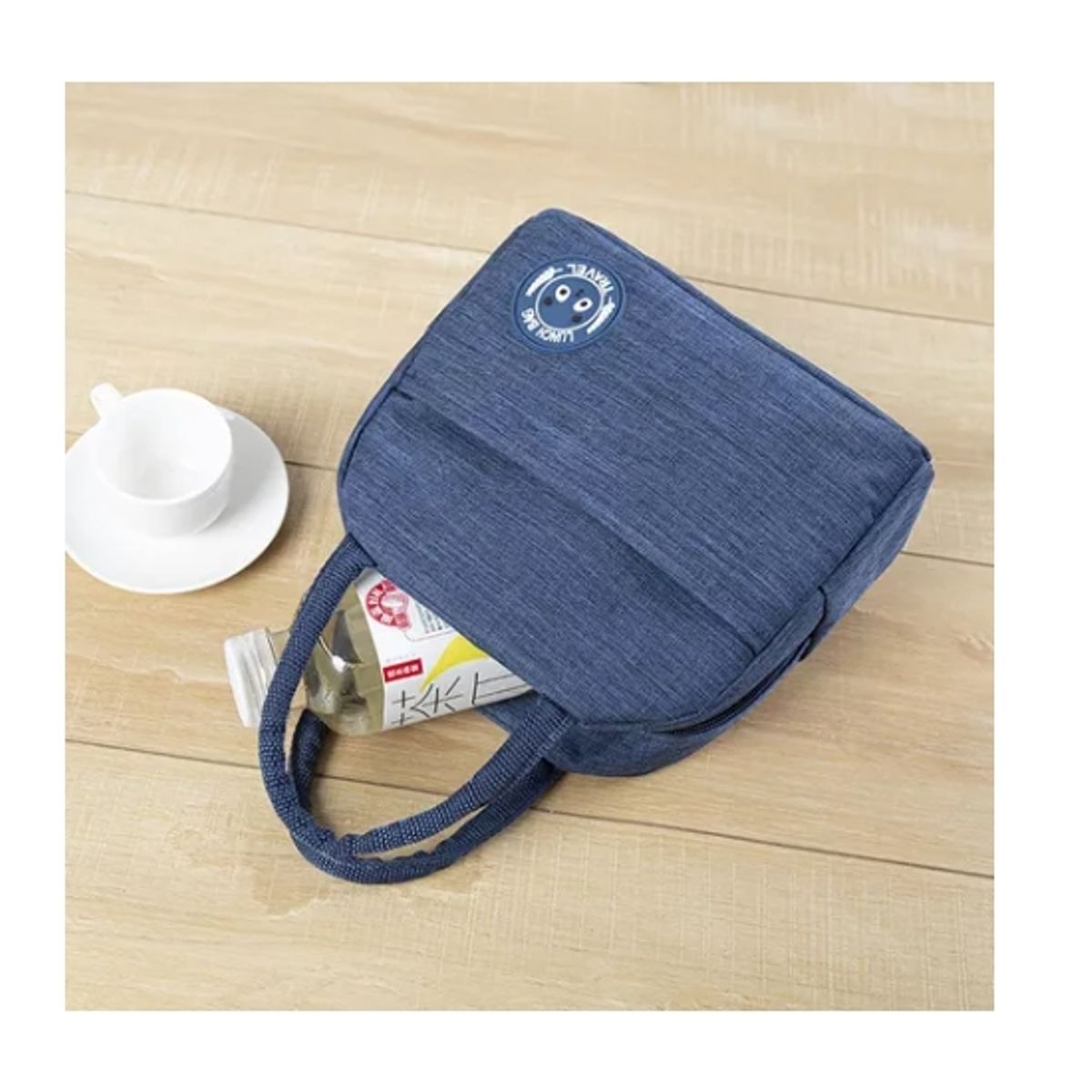 OFERTABKN - Lonchera Bolsa Termica Colación Almuerzo Portatil Unisex Azul