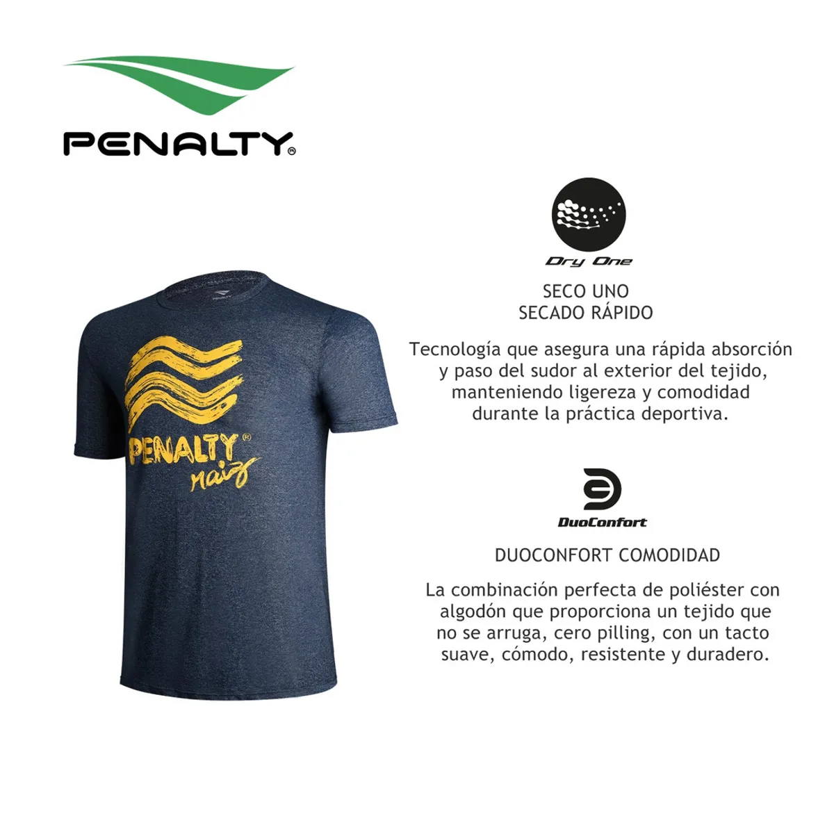 PENALTY - Polera Penalty Raiz Brush Petroleo PENALTY
