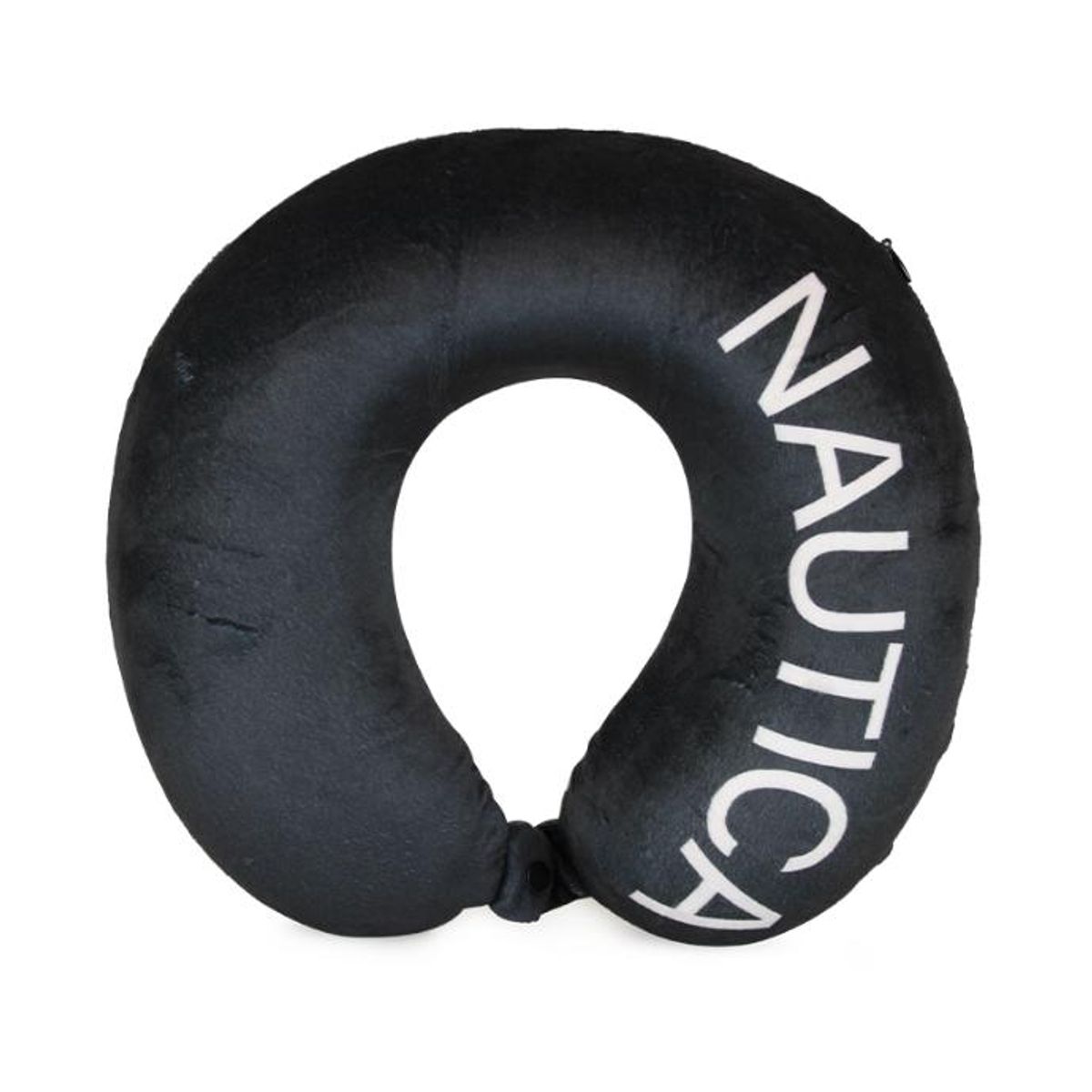 NAUTICA - Almohada de viaje Memory Foam negro-blanca NAUTICA