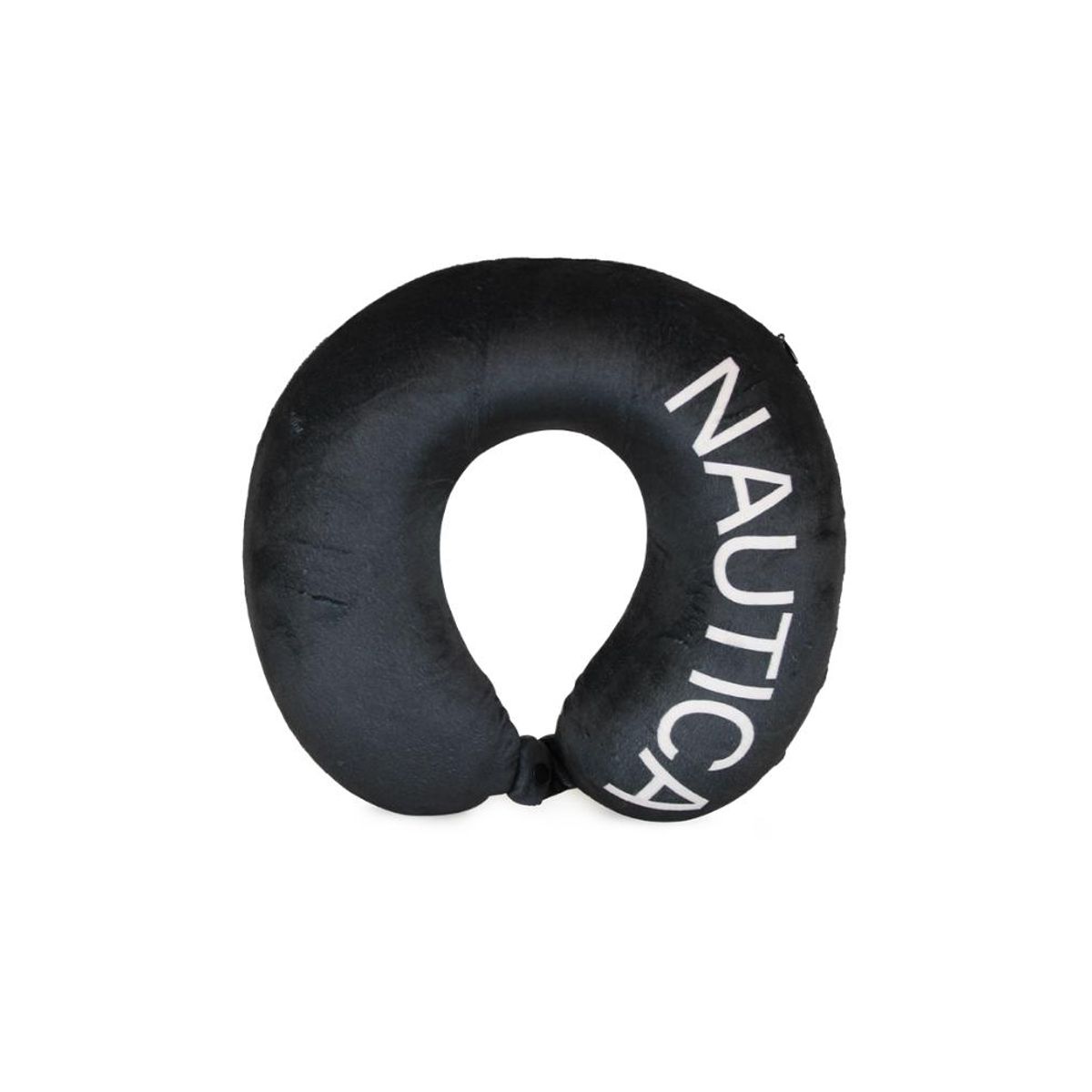NAUTICA - Almohada de viaje Memory Foam negro-blanca NAUTICA