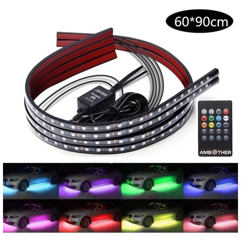 UNIVERSAL - LED EXTERIOR PARA AUTOMOVIL CONTROL REMOTO