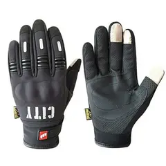 MADBIKE - GUANTES CITY PARA MOTOS TALLA XL NEGRO