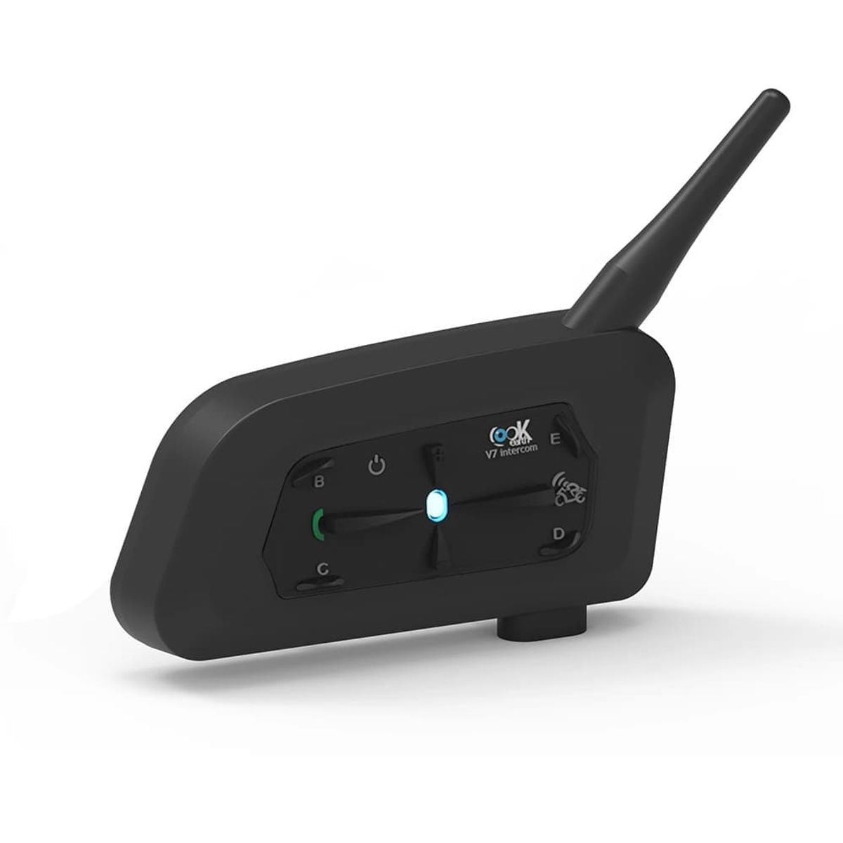 EJEAS - 2 X Intercomunicador y Manos libres Bluetooth Lookearth V7 800m