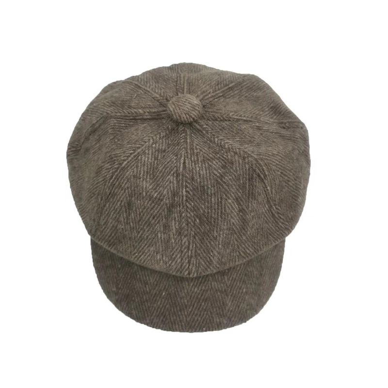MOBII - Boina Estilo Ingles. Tipo Peaky Blinder. Color Cafe