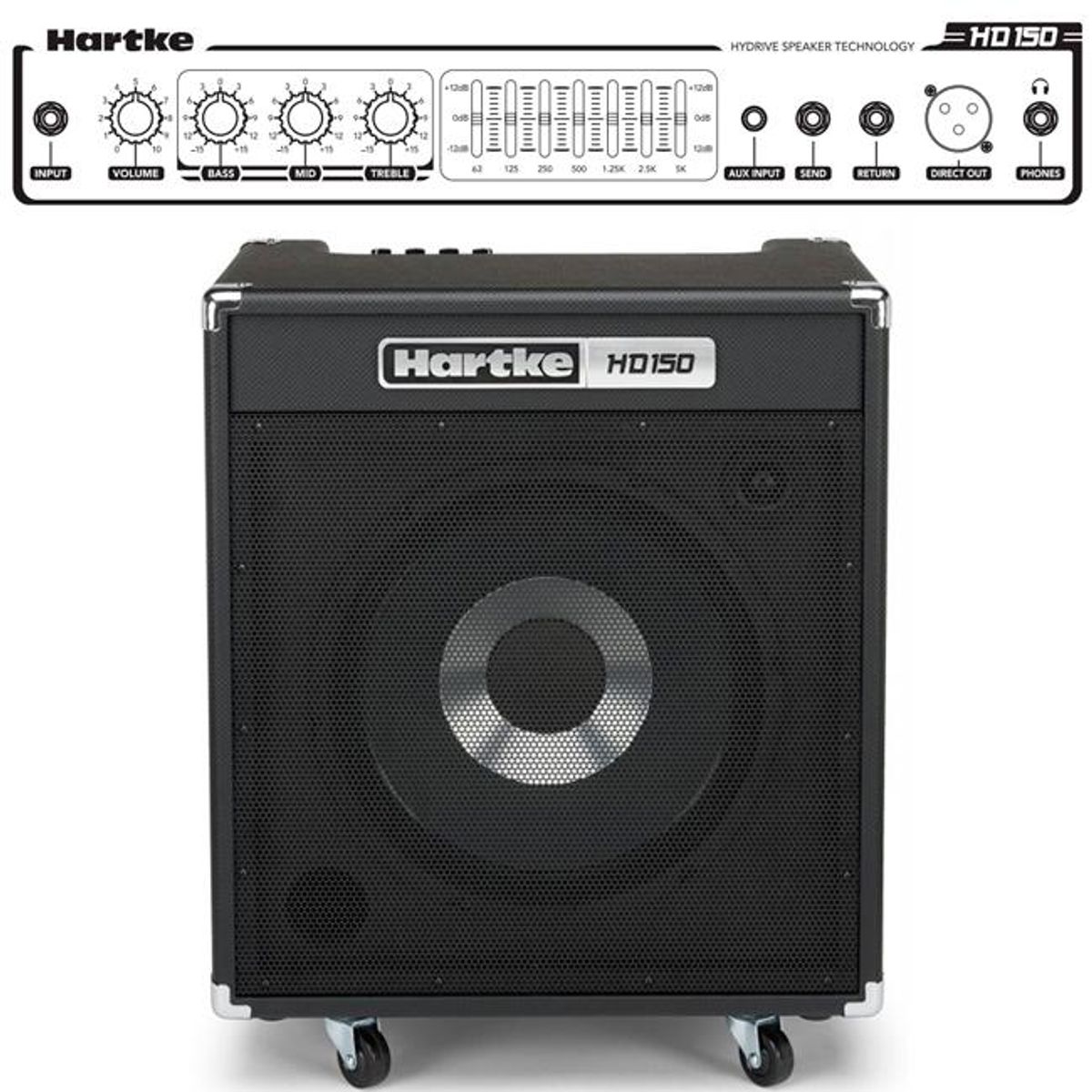 HARTKE SYSTEMS - Amplificador Combo De Bajo Hartke Systems HD 150