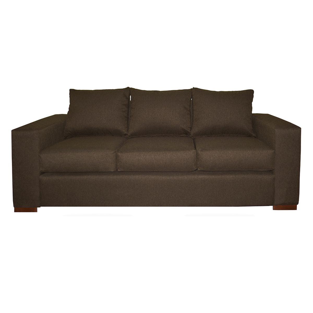 DKORA - Sofa Connor 3 cuerpos Chocolate