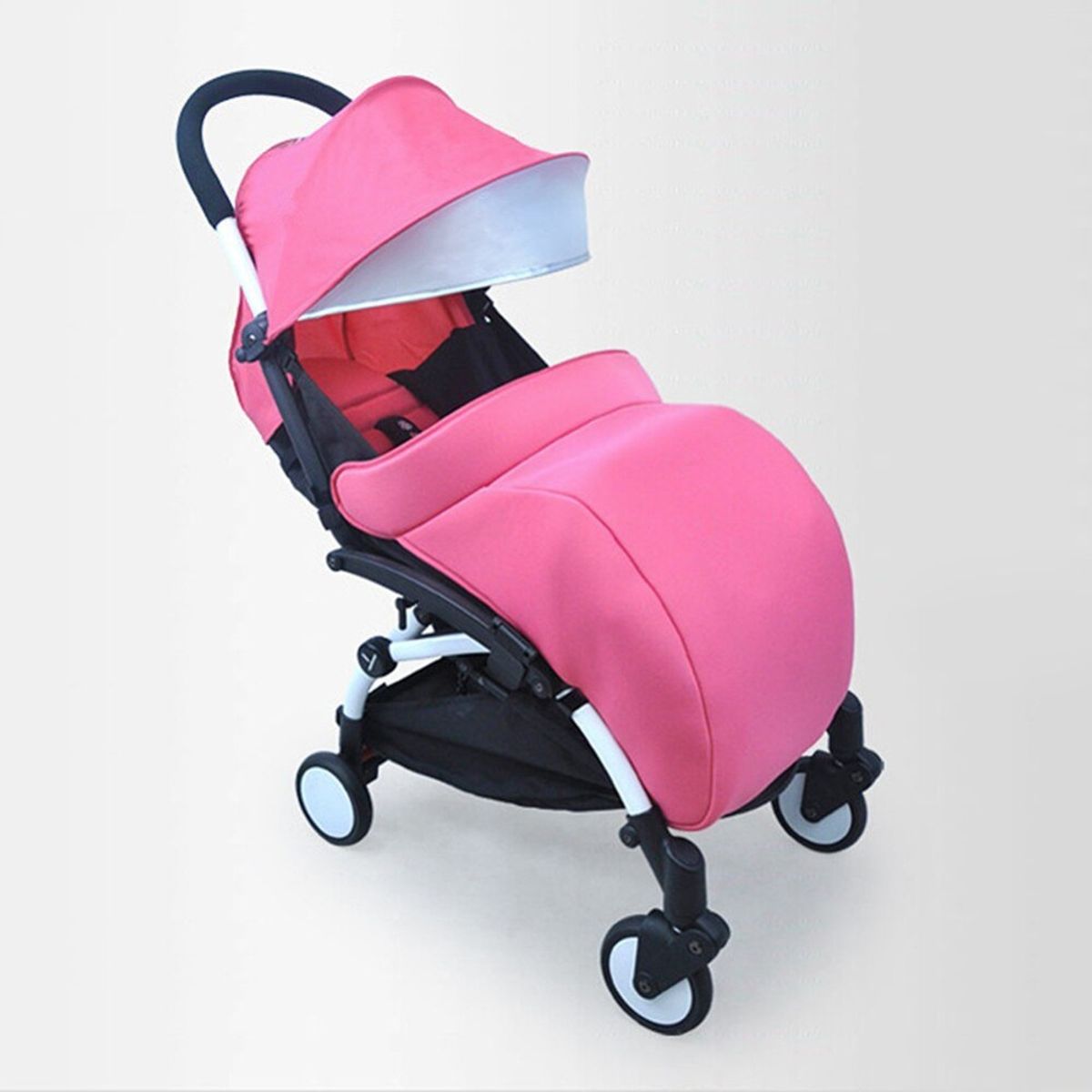 GENERICO - Saco Para Coche Otoño invierno Funda De Pie Niños Bebé Rosa