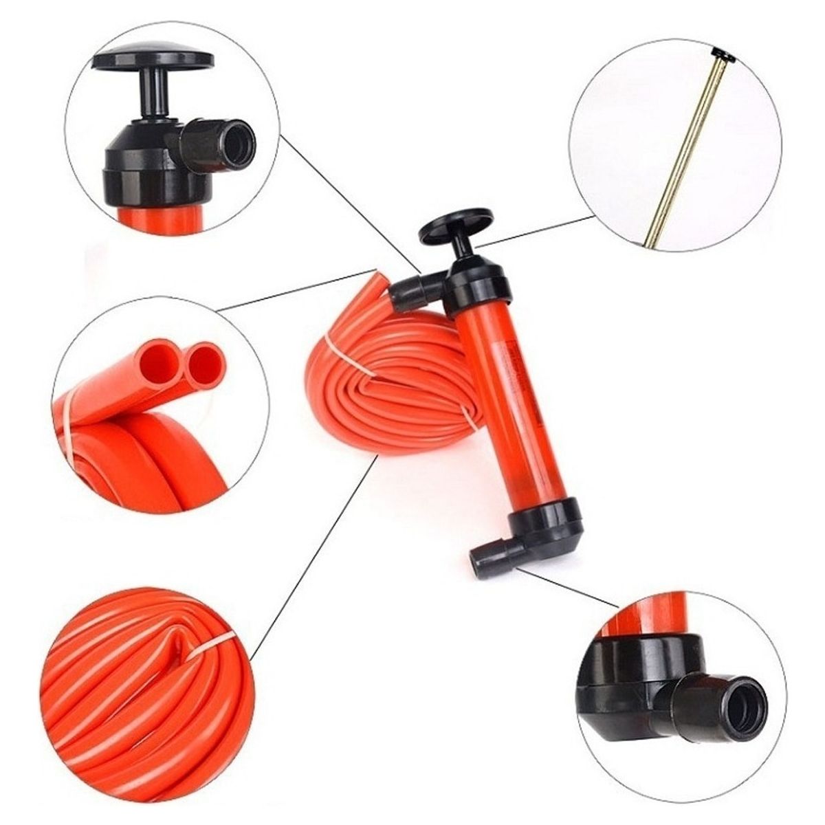 U BUY - Kit Bomba Bencina Trasvasije Extracción Diesel Multifunción