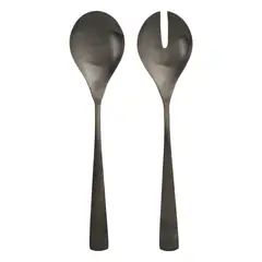 URBAN PRODUCTS - SET ENSALADA ACERO INOXIDABLE NEGRO