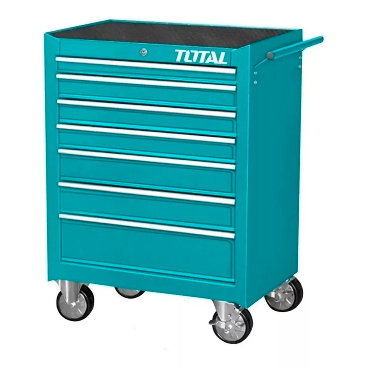 TOTAL TOOLS - Carro Caja Gabinete Metalico Para Herramientas 7 Cajones Total
