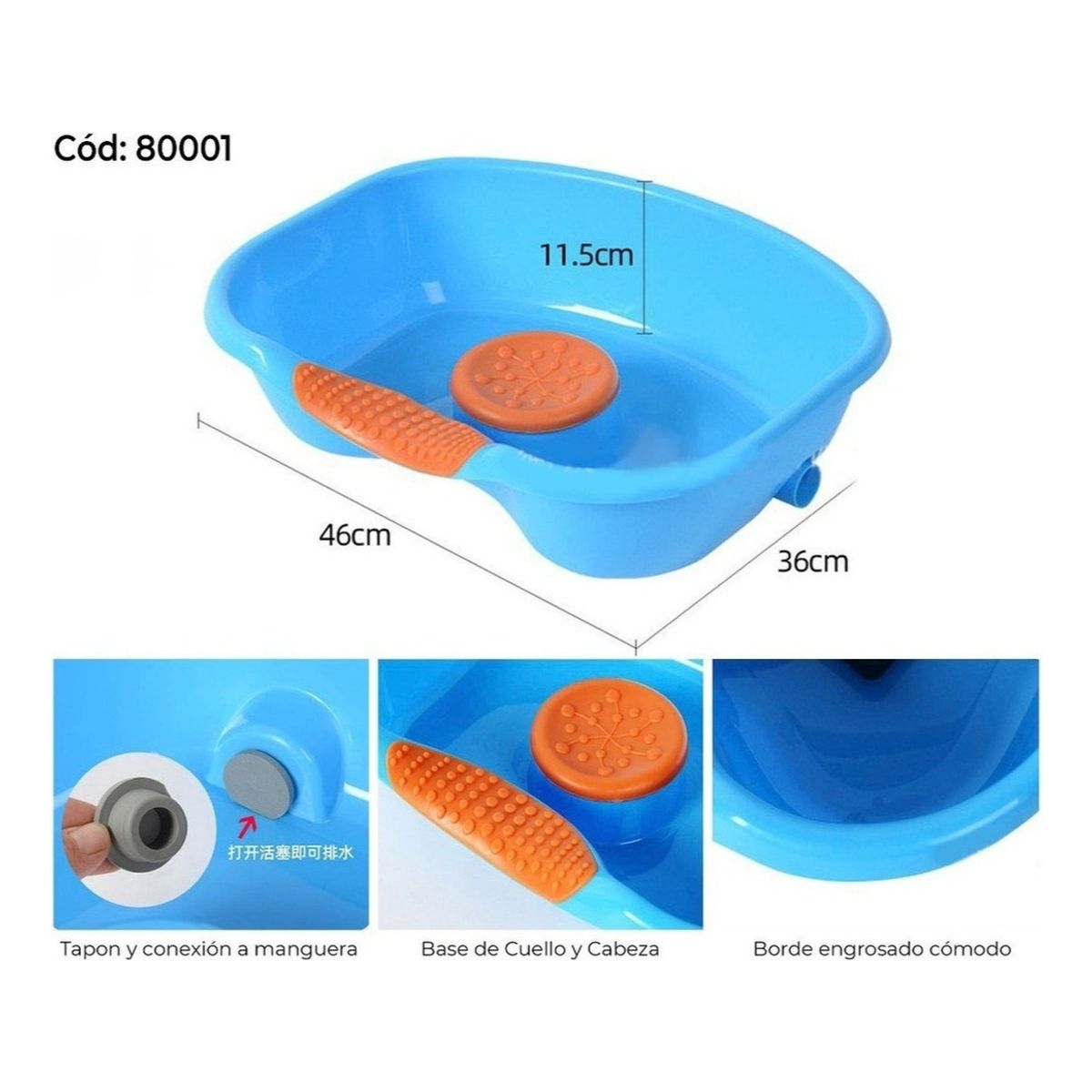 U BUY - Lavapelos De Mesa Con Base Cuello Y Cabeza