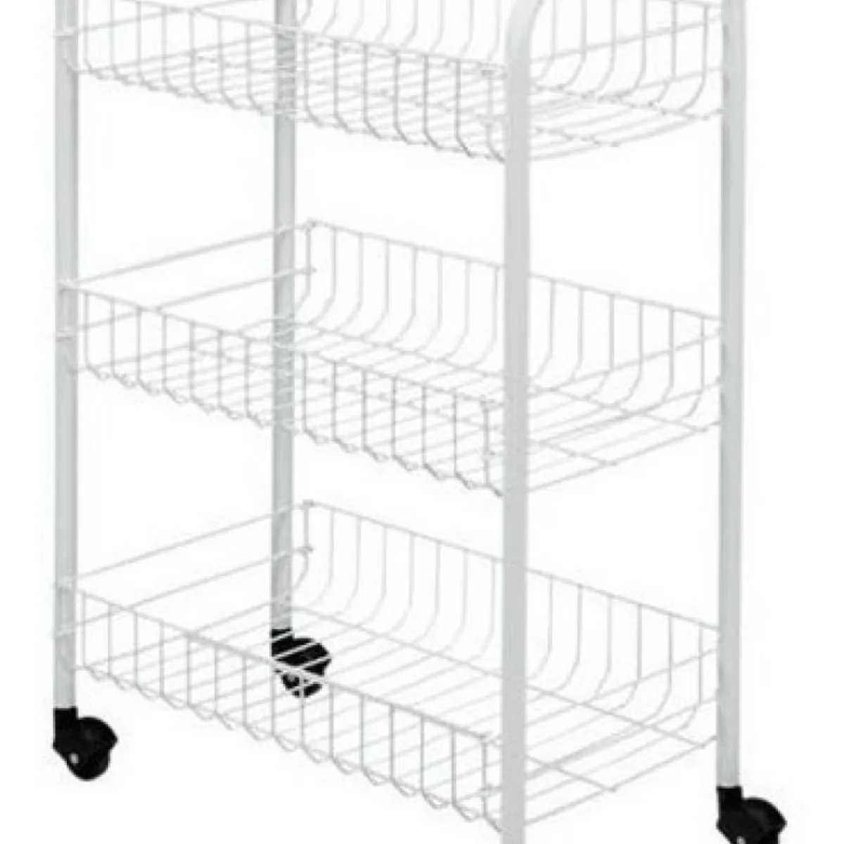 U BUY - Canasto Estante De Frutas Y Verduras 3 Niveles  Con Ruedas