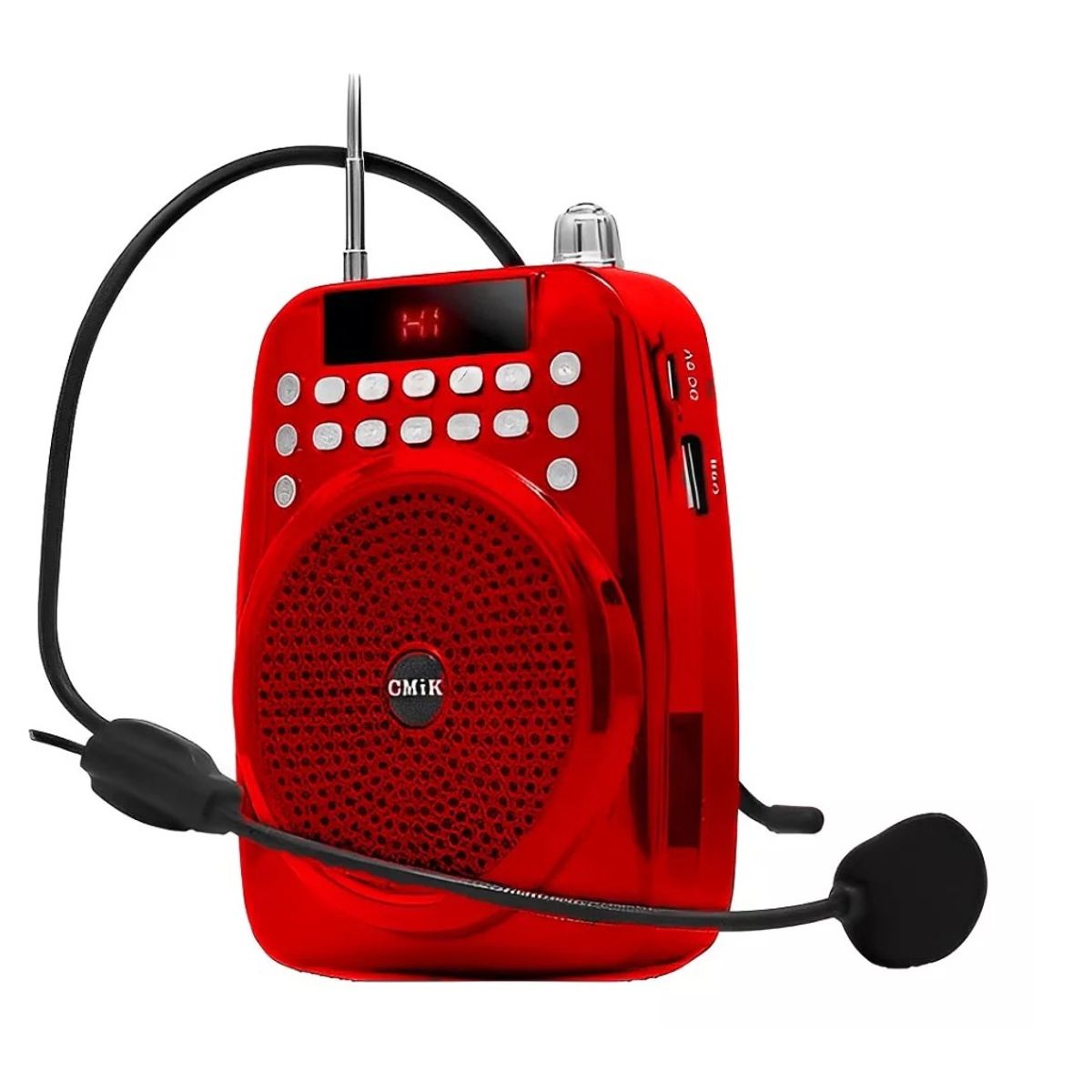 GENERICO - Megafono Bluetooth Amplificador Voz Microfono Conferencia