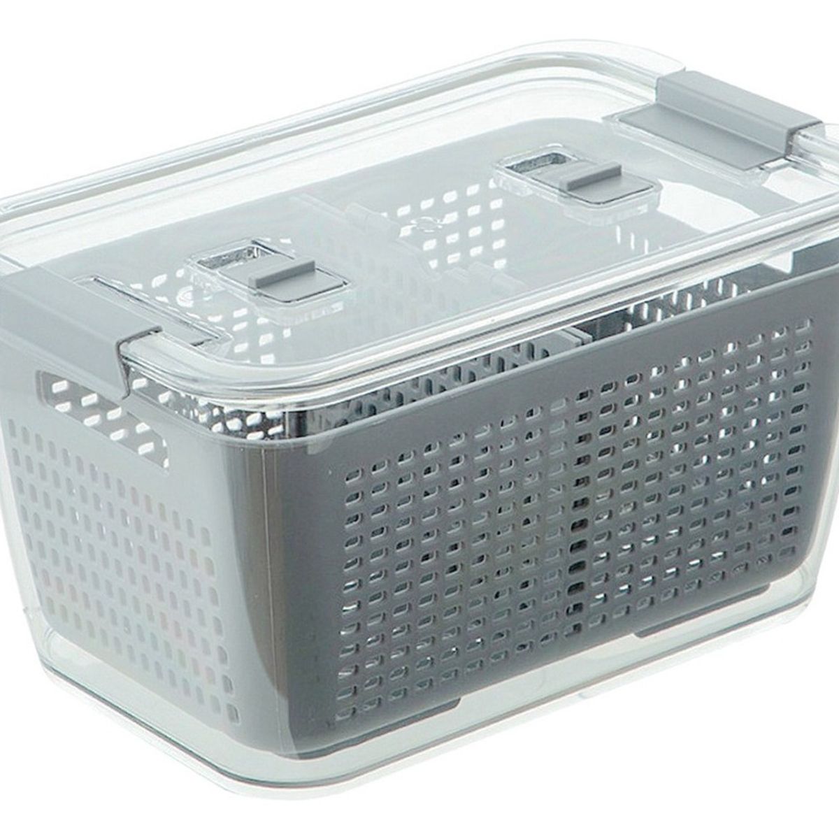 U BUY - Tapa De Contenedores De Frutas Y Verduras Frescas Gris