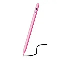 GENERICO - Lapiz Pencil Compatible Con Apple iPad Rechazo De Palma - Rosa