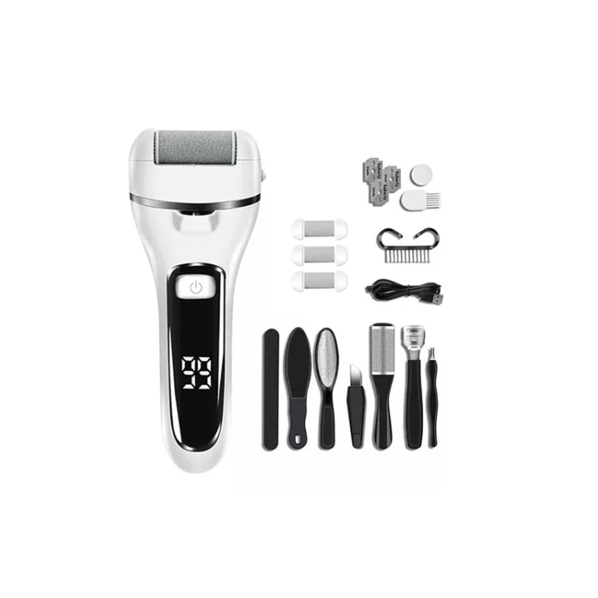 GENERICO - Removedor Quita Callos Eléctrico Para Pie Recargable