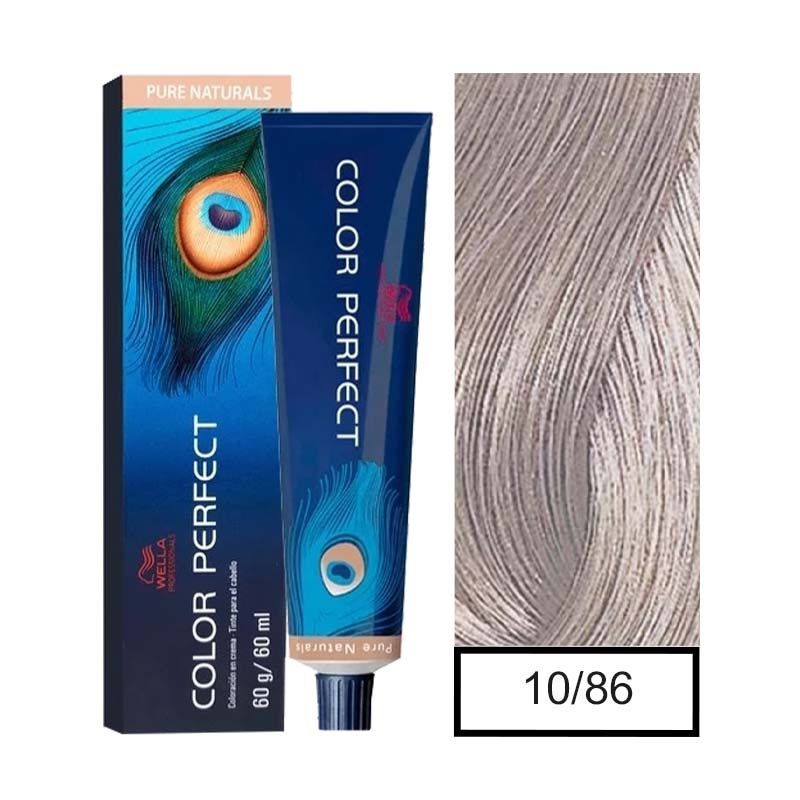 WELLA - Tintura Permanente Wella 10/86 Color Perfect 60Gr  Mas oxidante