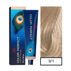 WELLA - Tintura Permanente 9/1 Color Perfect 60Gr Mas oxidante