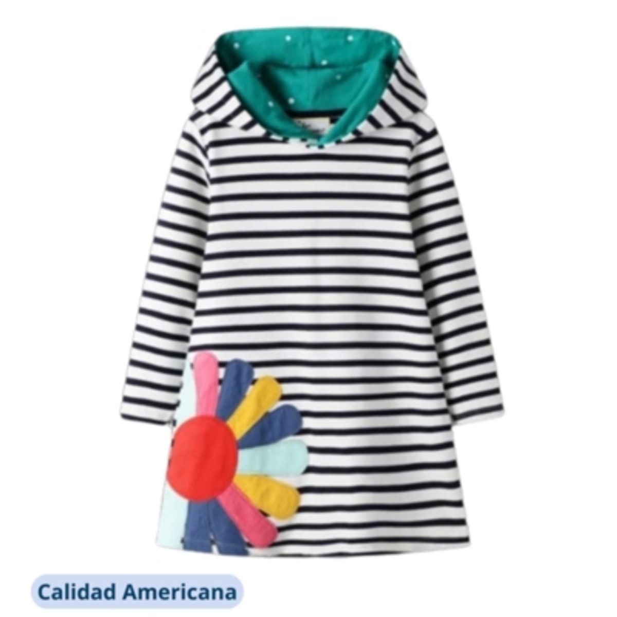 JUMP KIDS - Polerón con Capucha Jump Kids Bebe Niña Rayas