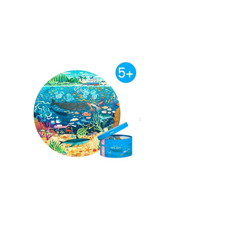 MIDEER - Buceando en el Mar Puzzle 150 piezas redondo