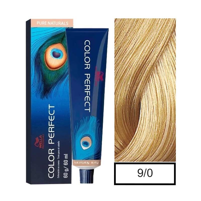 WELLA - Tintura Permanente Wella 9/0 Color Perfect 60Gr  Mas oxidante
