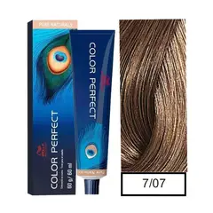 WELLA - Tintura Permanente 7/07 Color Perfect 60Gr Mas oxidante