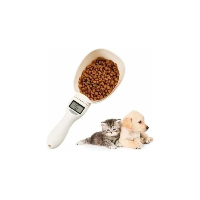 U BUY - Pala Báscula Pesa Digital De Alimentos Mascotas Tipo Cuchara