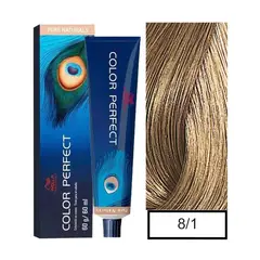 WELLA - Tintura Permanente 8/1 Color Perfect 60Gr Mas oxidante