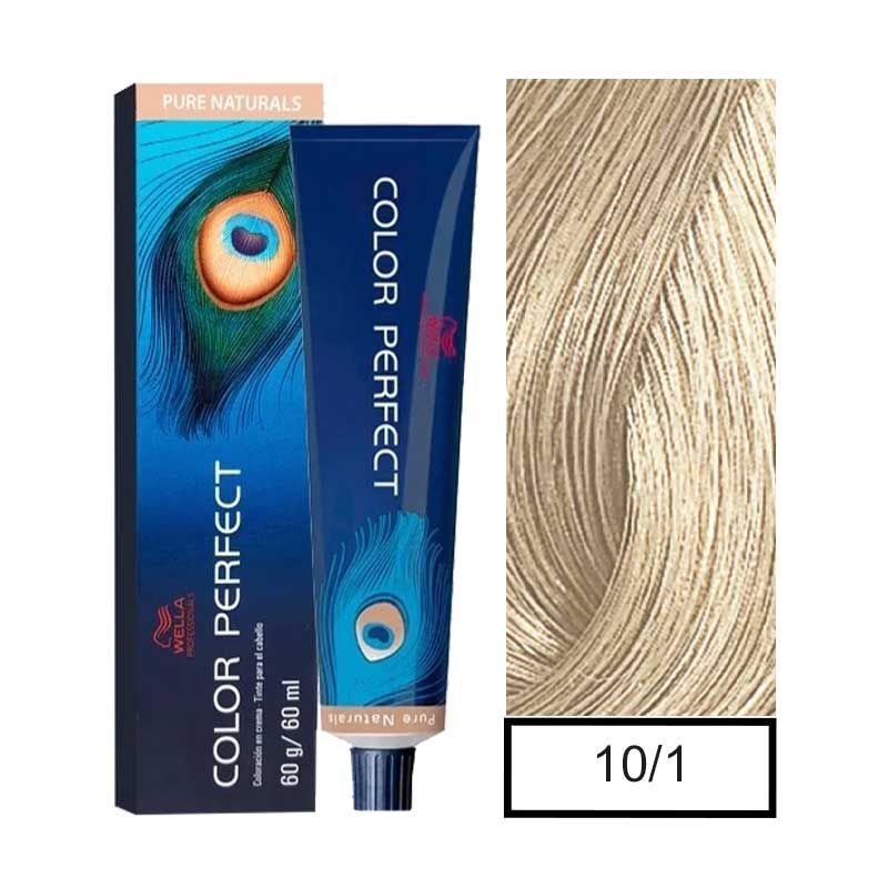 WELLA - Tintura Permanente Wella 10/1 Color Perfect 60Gr  Mas oxidante