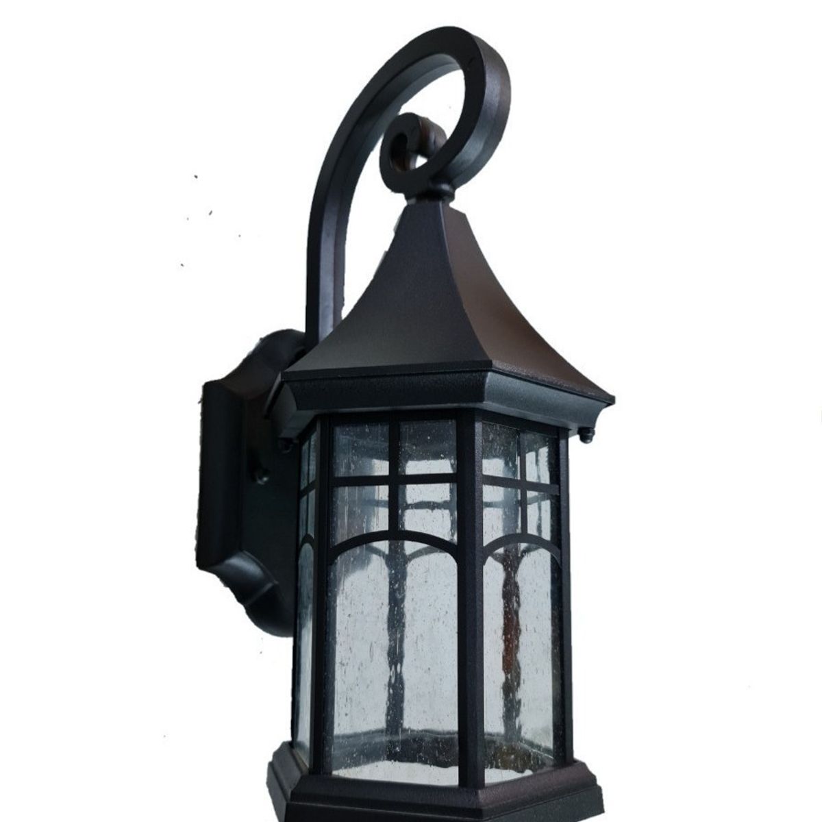 U BUY - Farol Aplique Int Ext Ip65 Vidrio Exagonal