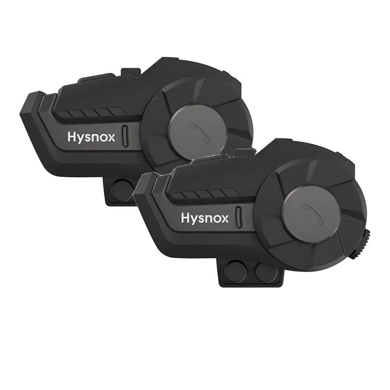 CASTLETEC - PACK 2 Manos libre Bluetooth Intercomunicador para Motociclismo Hysnox HY-1001