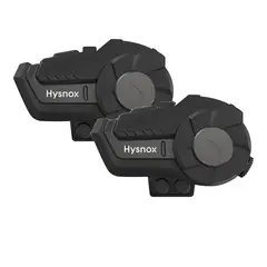 CASTLETEC - PACK 2 Manos libre Bluetooth Intercomunicador para Motociclismo Hysnox HY-1001