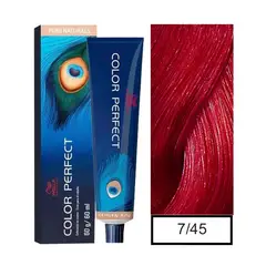 WELLA - Tintura Permanente 7/45 Color Perfect 60Gr Mas oxidante