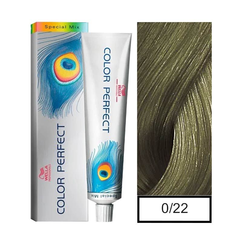 WELLA - Tintura Permanente Wella 0/22 Color Perfect 60Gr  Mas oxidante