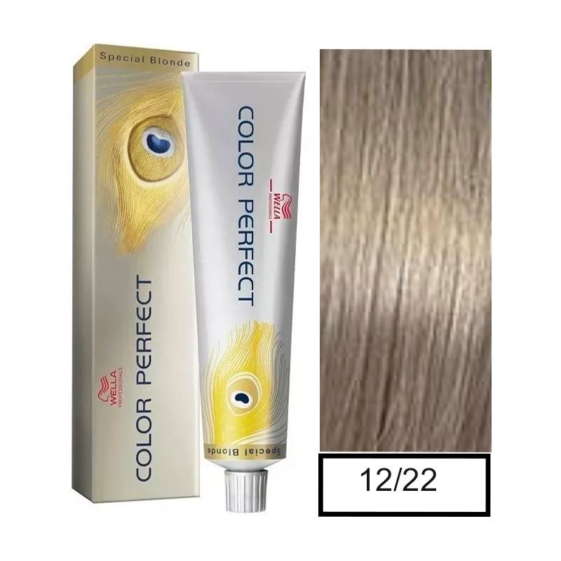 WELLA - Tintura Permanente Wella 12/22 Color Perfect 60Gr  Mas oxidante