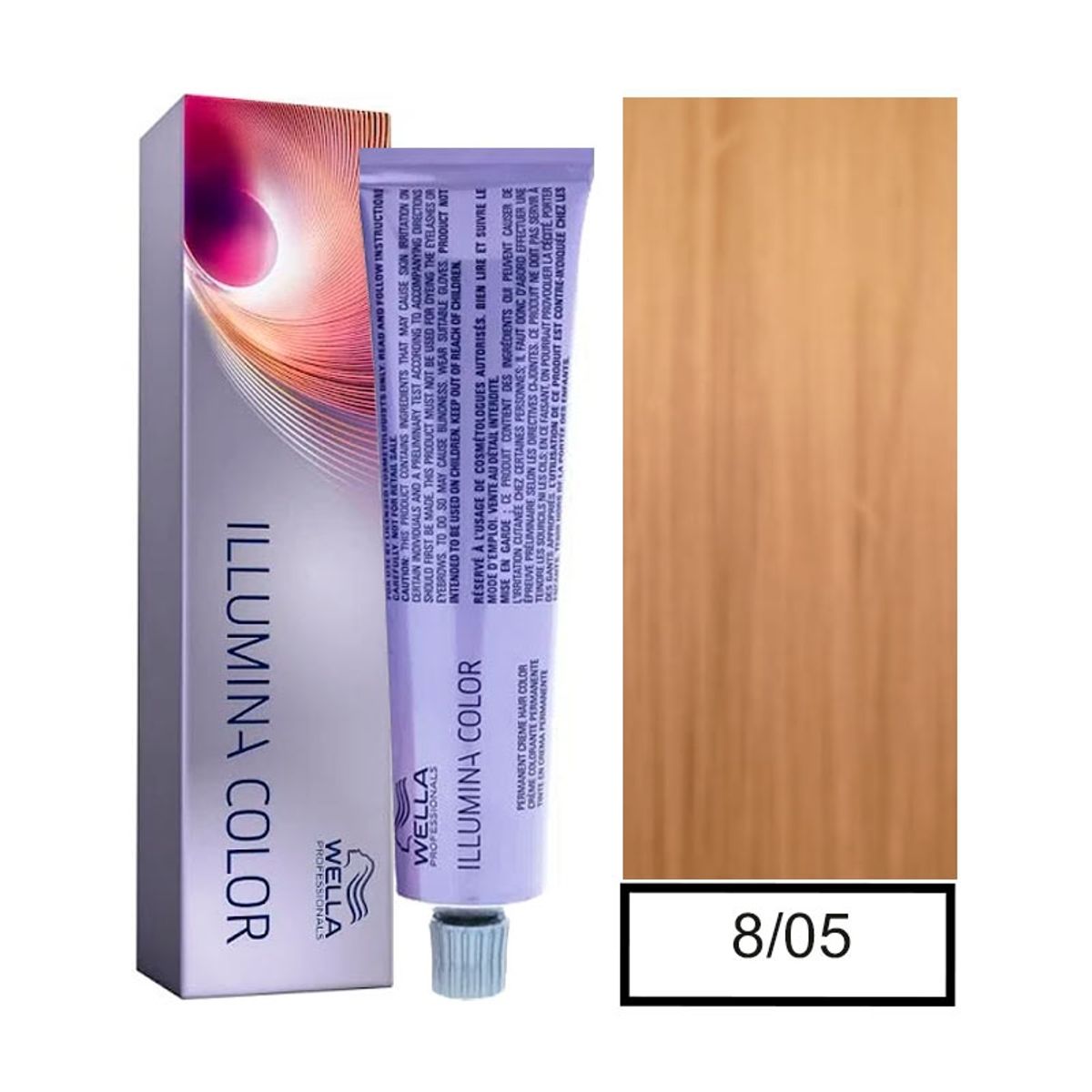WELLA - Tintura Permanente Wella  8/05 Illumina Color 60Ml  Mas oxidante