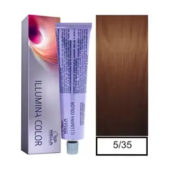 WELLA - Tintura Permanente 5/35 Illumina Color 60Ml Mas oxidante
