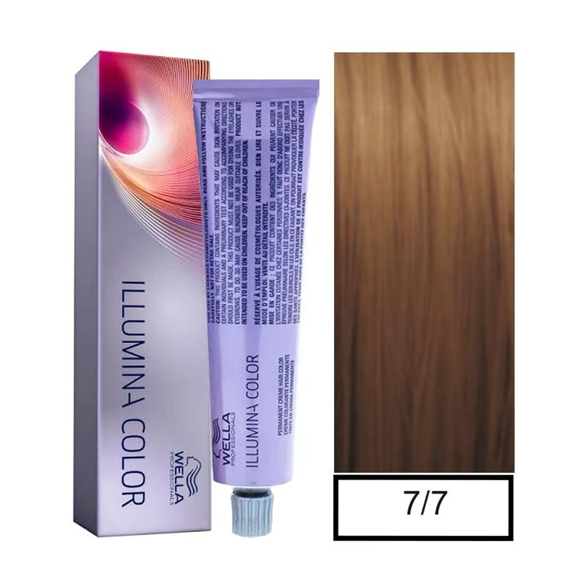 WELLA - Tintura Permanente Wella 7/7  Illumina Color 60Ml  Mas oxidante