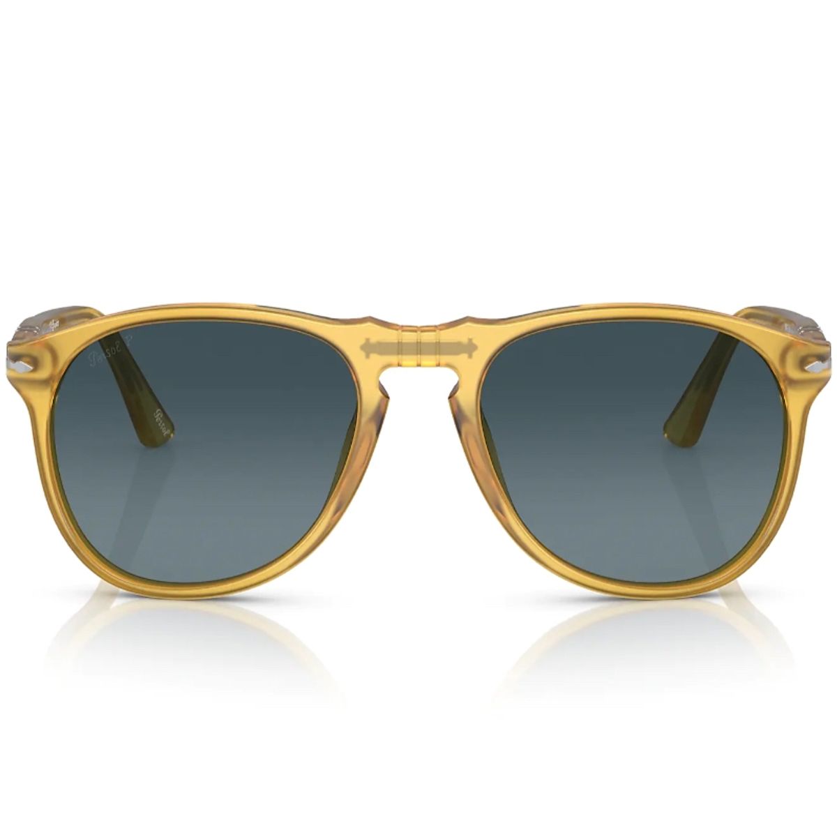 PERSOL - Lentes de Sol 649 Amarillo Transparente Polarizados