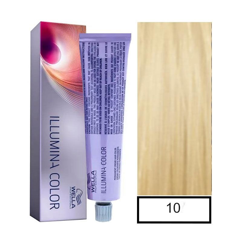 WELLA - Tintura Permanente Wella 10/  Illumina Color 60Ml  Mas oxidante