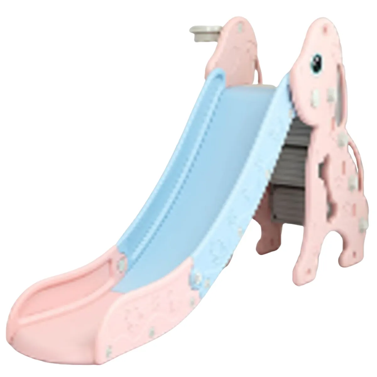 MUNDINFANS - Resbalin Tobogan Perrito Con Aro Basket Y Pelota 180cm x80cm