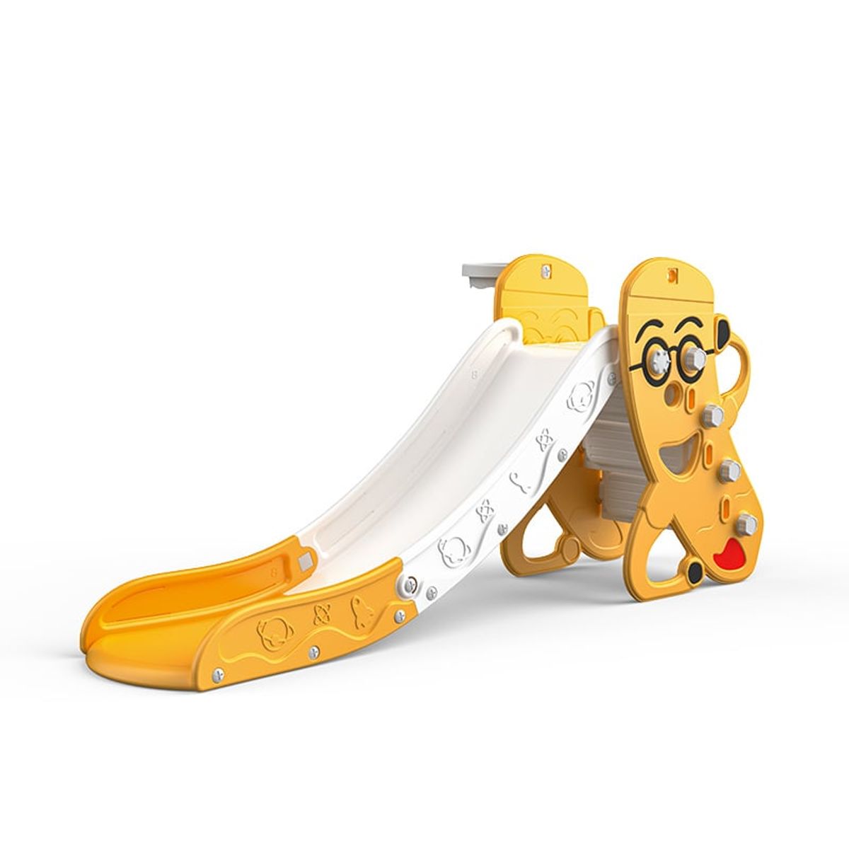 MUNDINFANS - Resbalin Tobogan Con Aro Basket Y Pelota 175cm x 80cm