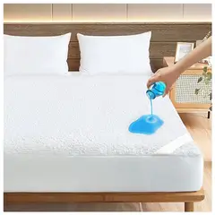 GENERICO - Cubrecolchon Impermeable 2 Plazas