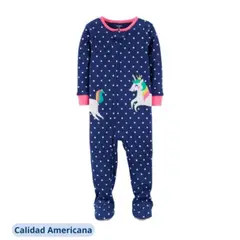 TEDMIMAK - Enterito Bebe Niña Pijama Unicornio Azul